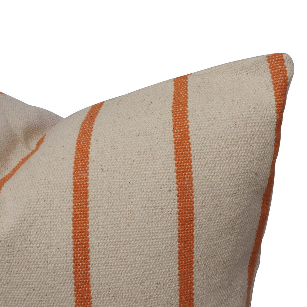 Austin Stripe Orange Cushion