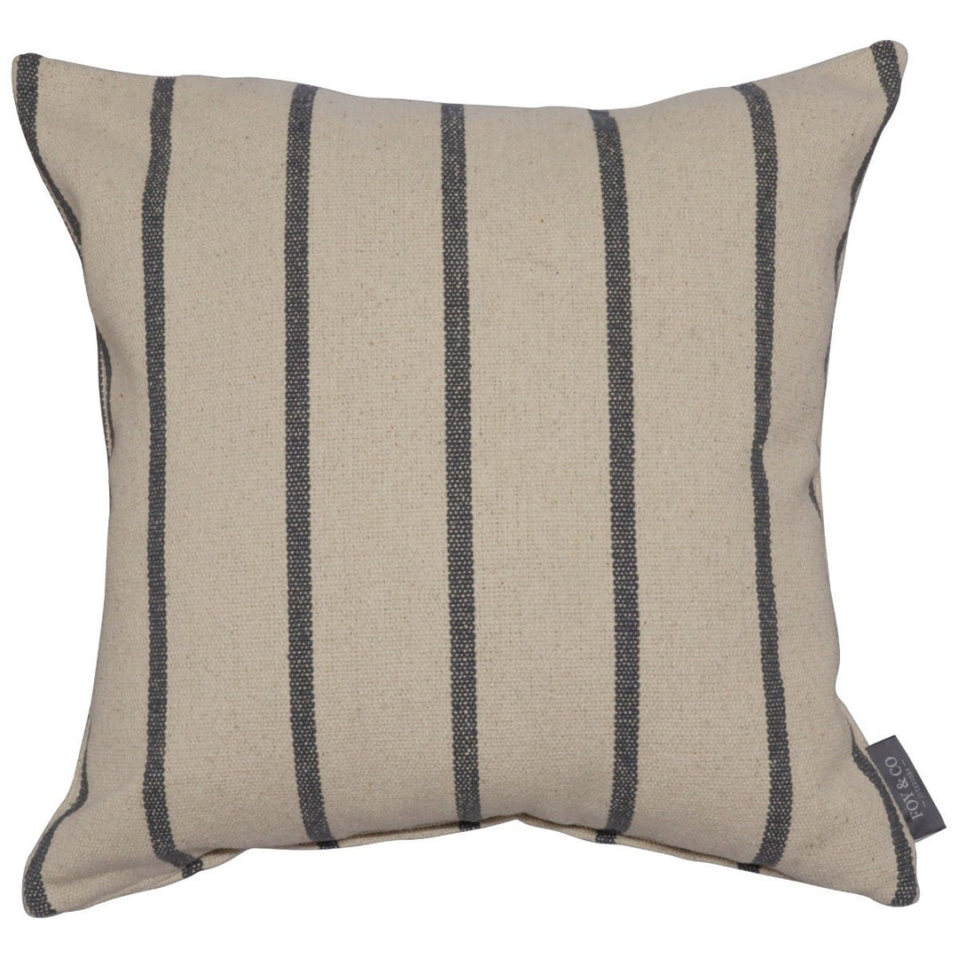 Austin Stripe Grey Cushion