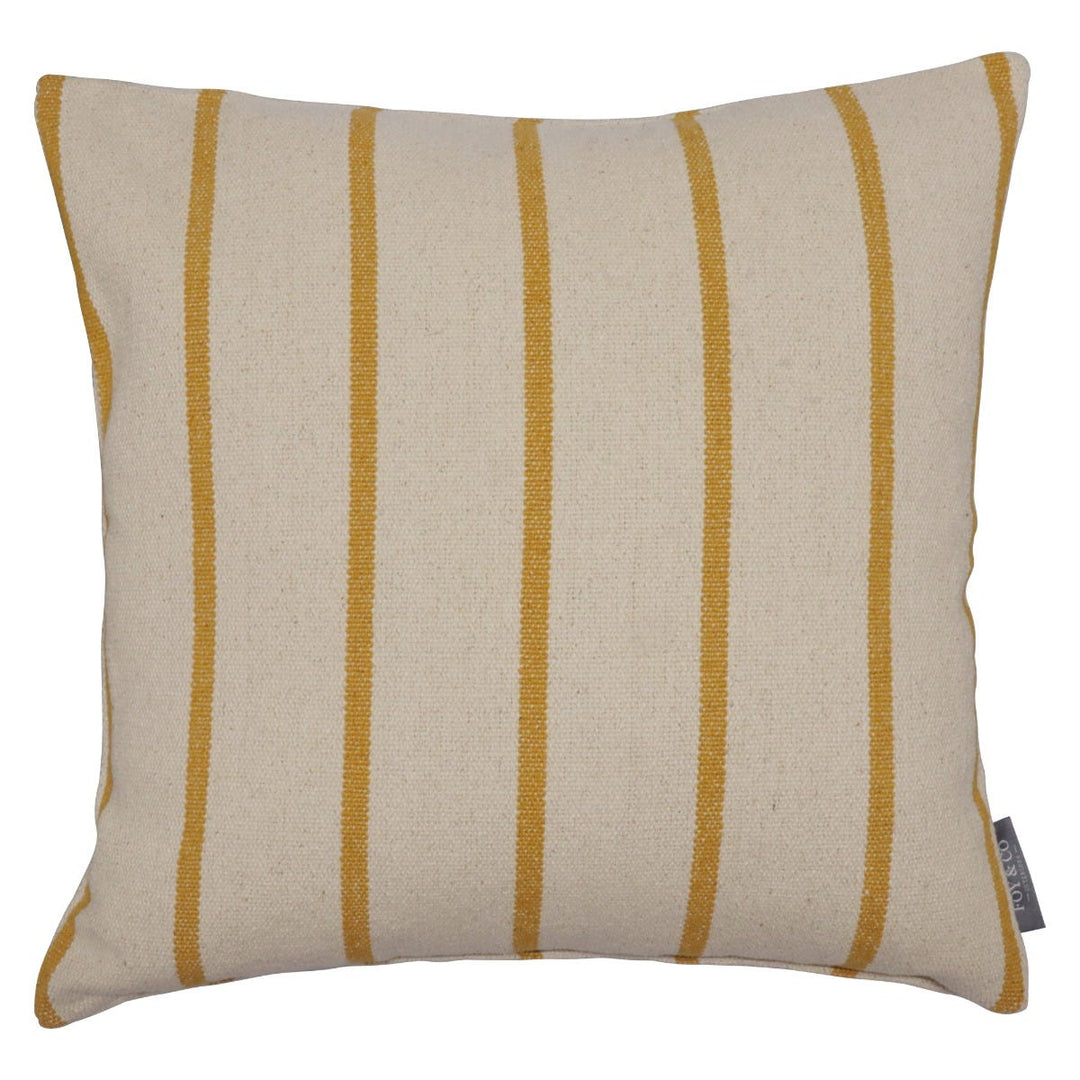 Austin Stripe Mustard Cushion