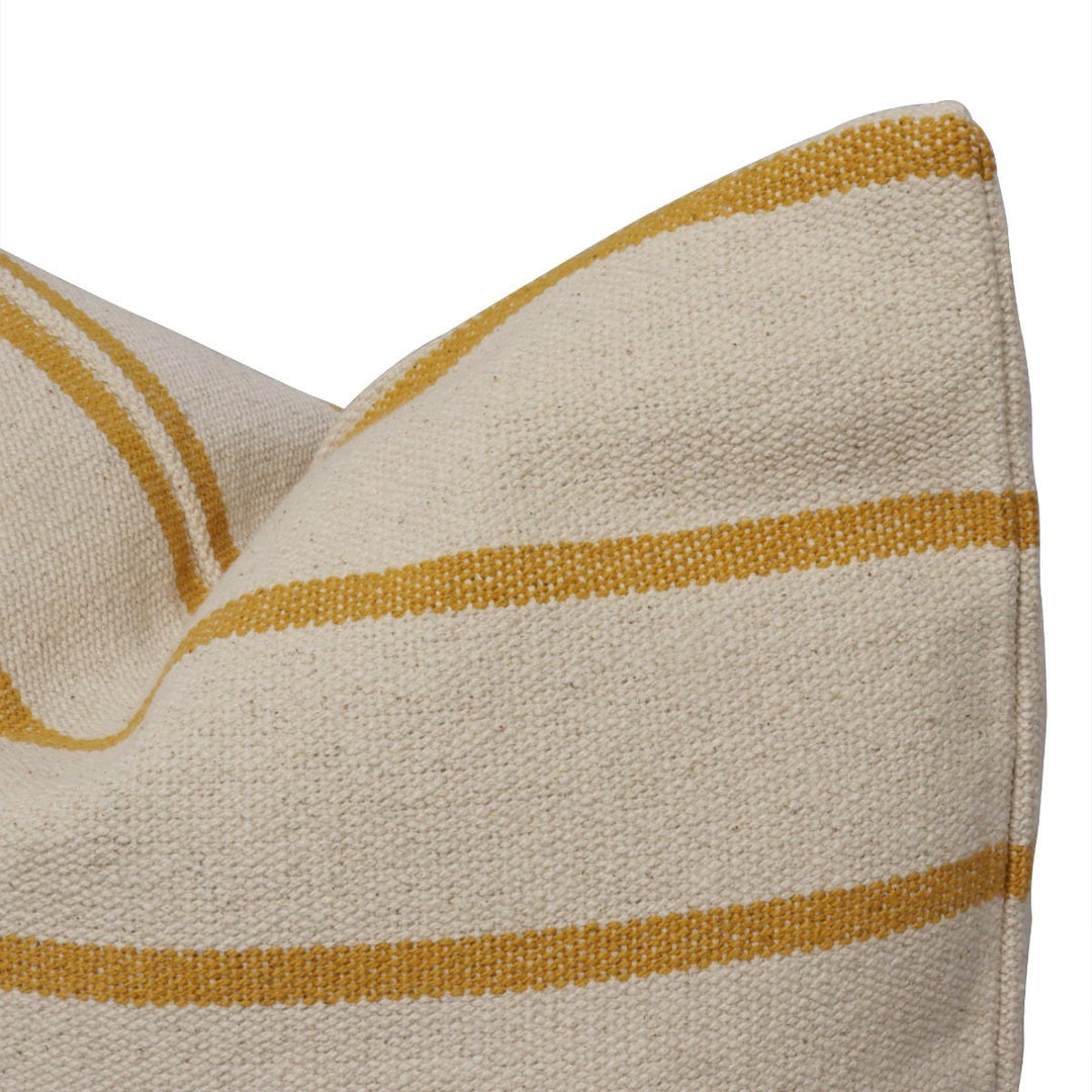 Austin Stripe Mustard Cushion