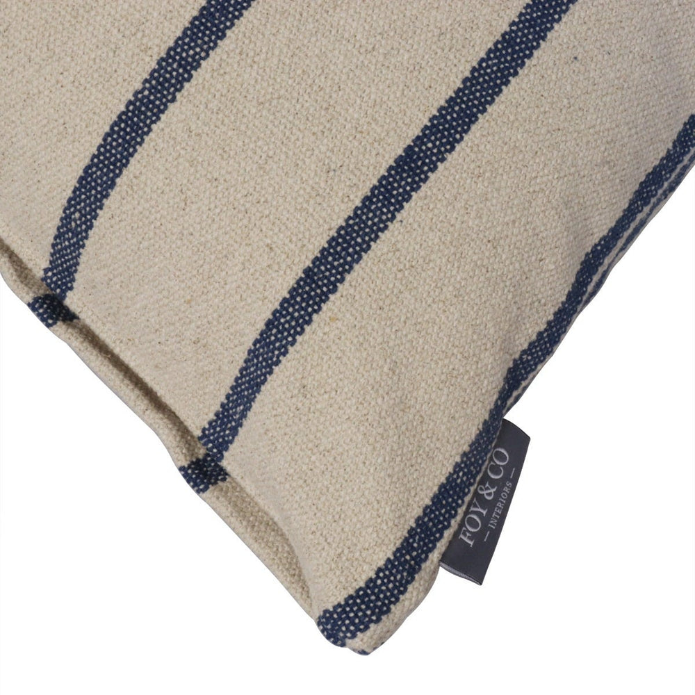 Austin Stripe Navy Cushion