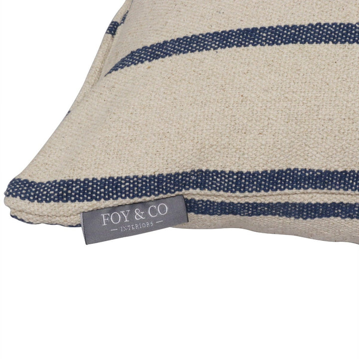 Austin Stripe Navy Cushion