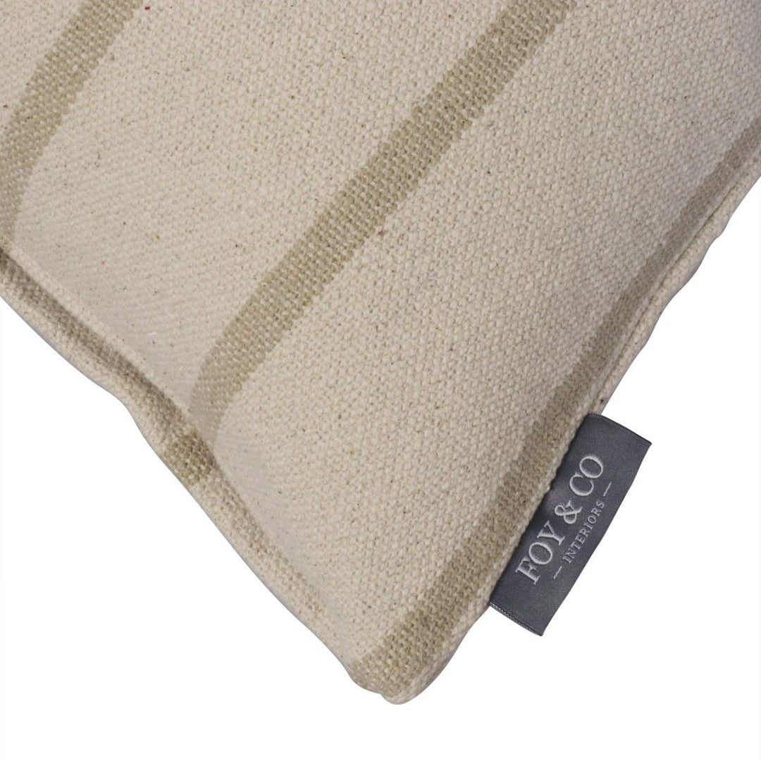 Austin Stripe Natural Cushion