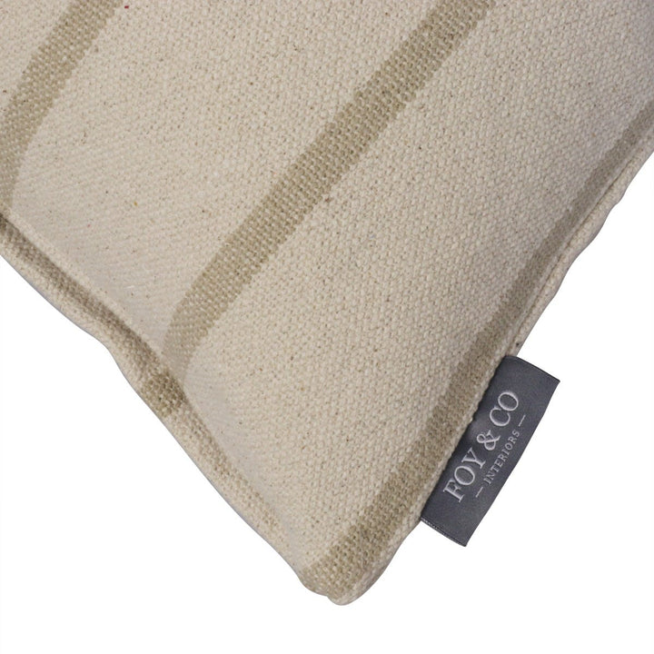 Austin Stripe Natural Cushion