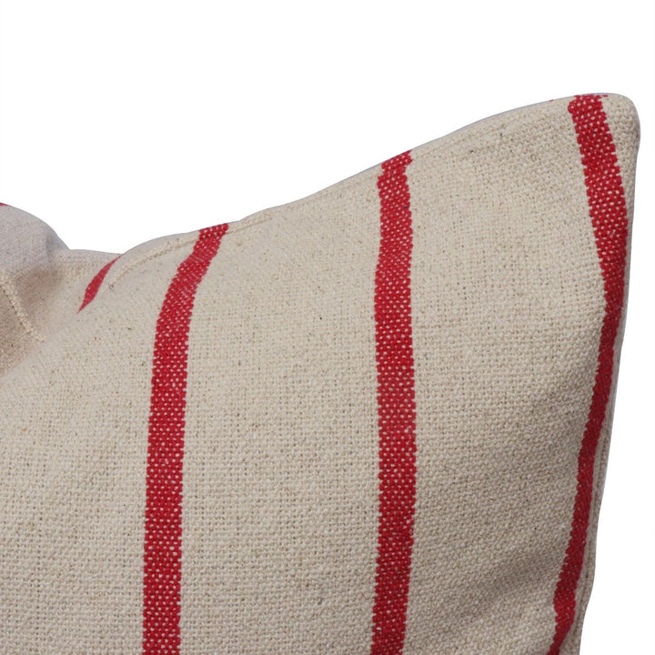 Austin Stripe Red Cushion