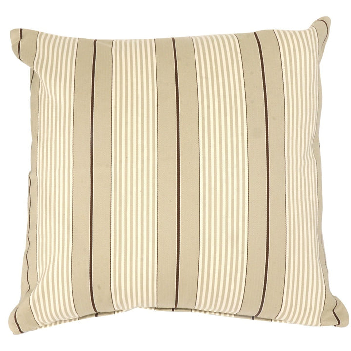 Clearance Beige Multi Stripe 20" Cushion Cover