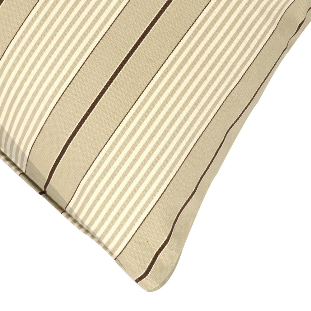 Clearance Beige Multi Stripe 20" Cushion Cover