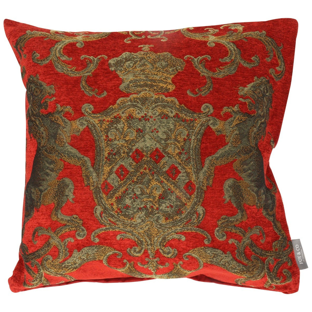 Clearance Regal Lion Red 20" Cushion Cover