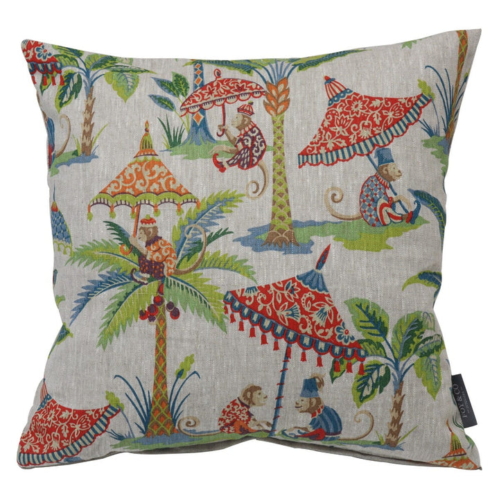 Exotic Monkey Parasol 16" Cushion Cover