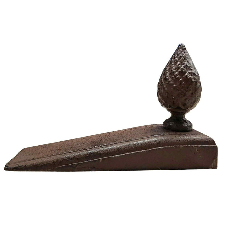 Cast Iron Single Pinecone Doorstop