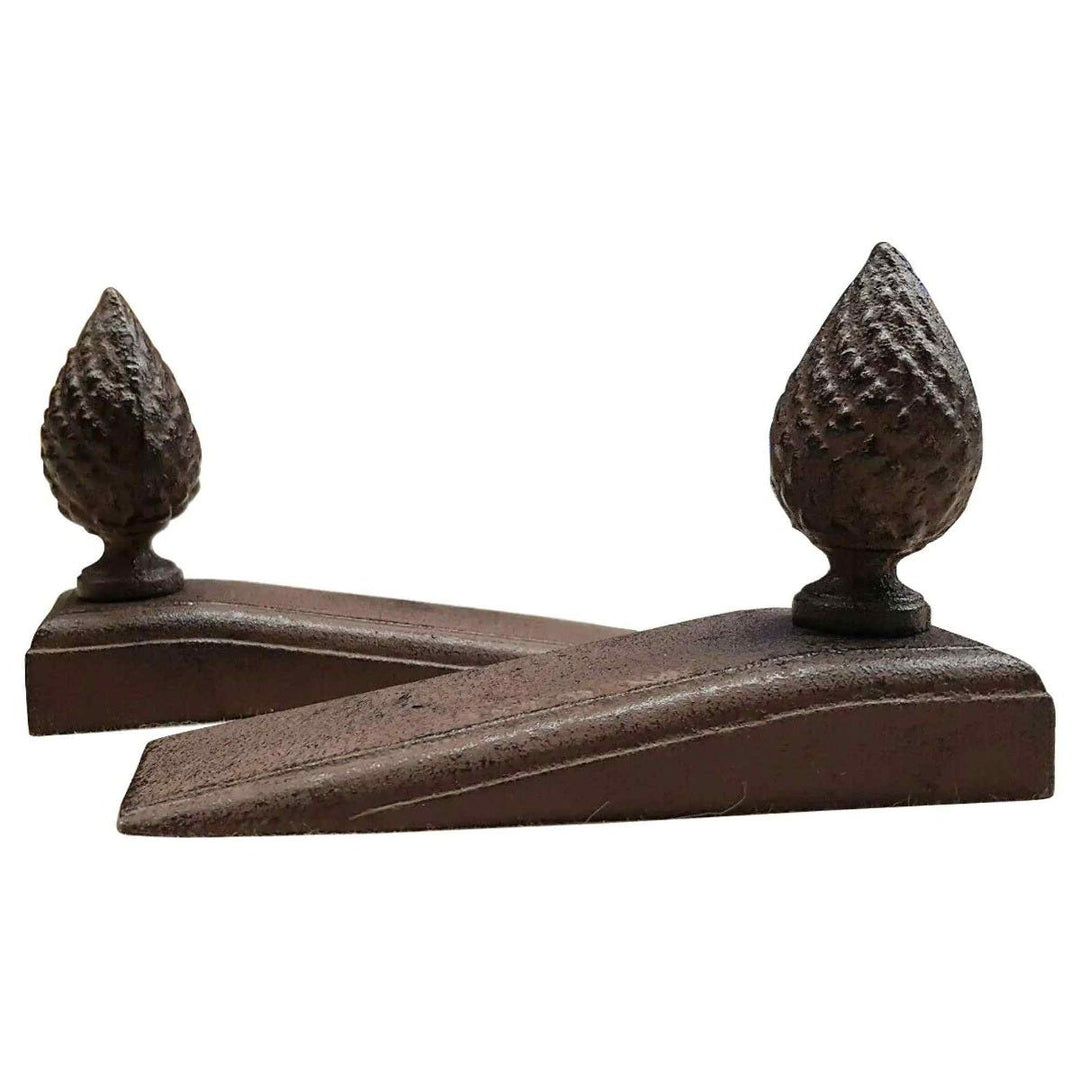 Cast Iron Single Pinecone Doorstop