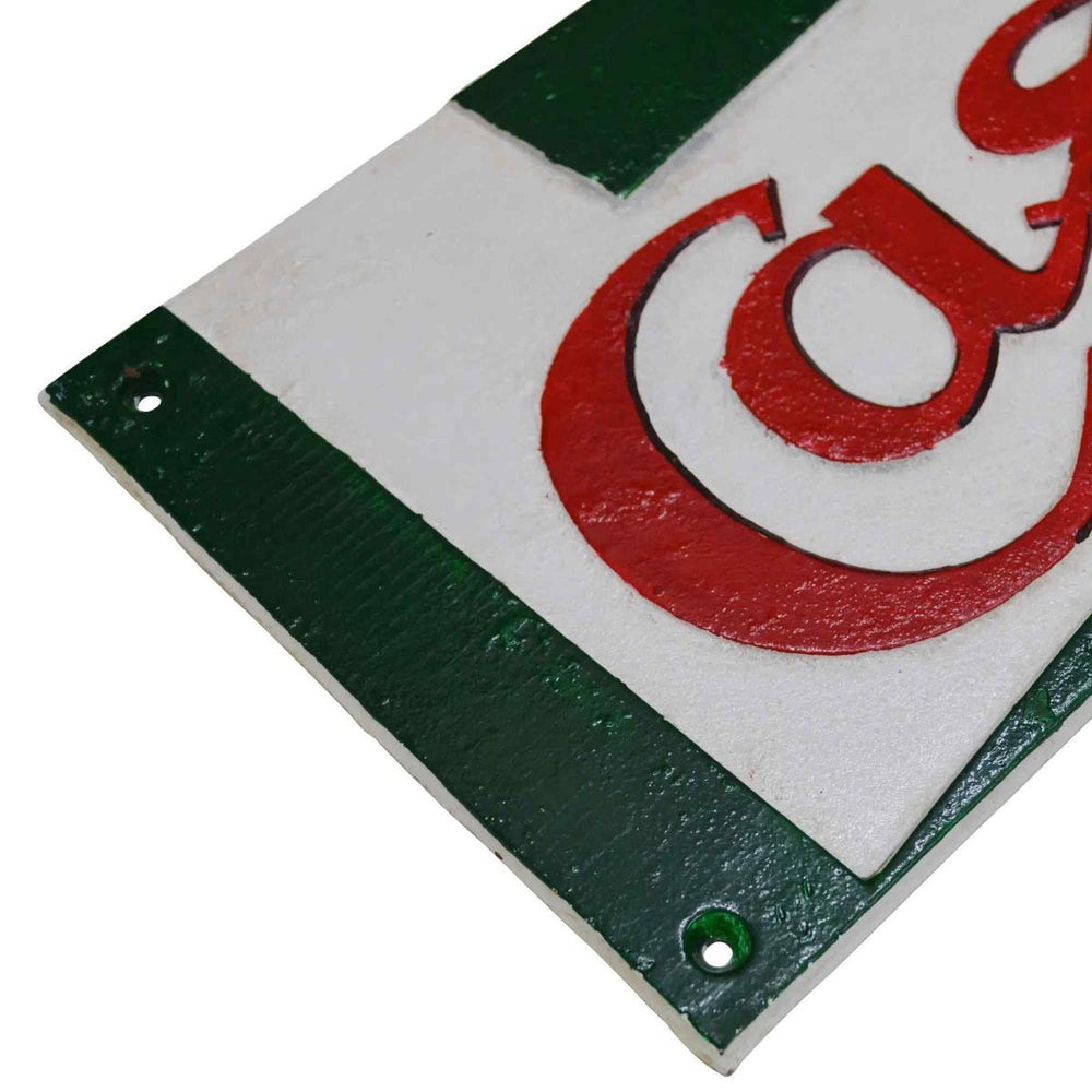 Castrol Motor Oil Cast Iron Wall Sign