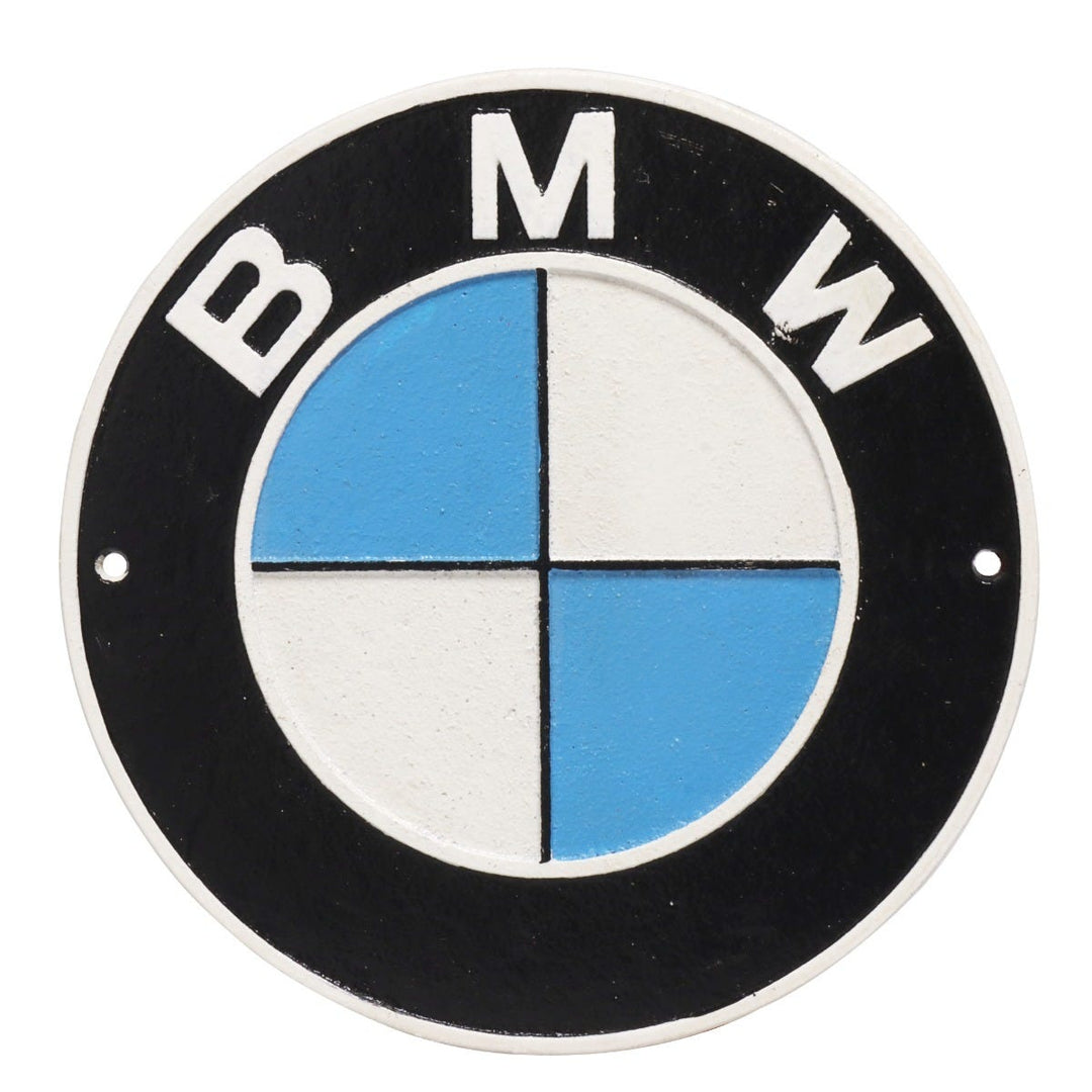 BMW Cast Iron Wall Sign