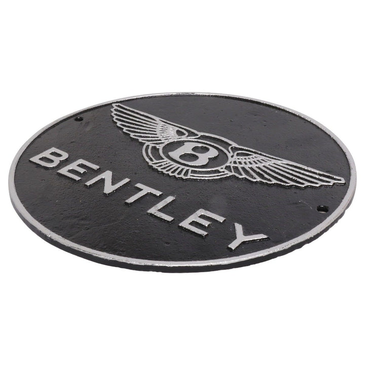 Bentley Cast Iron Wall Sign