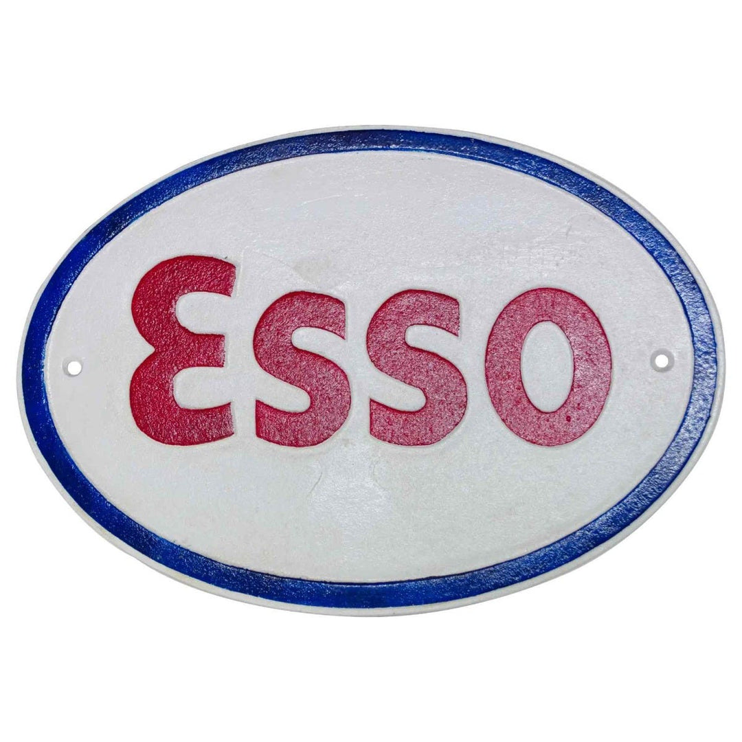 Esso Cast Iron Wall Sign