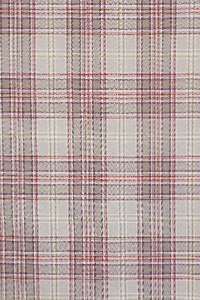 Voyage Maison Lythmore Plum Check Fabric  