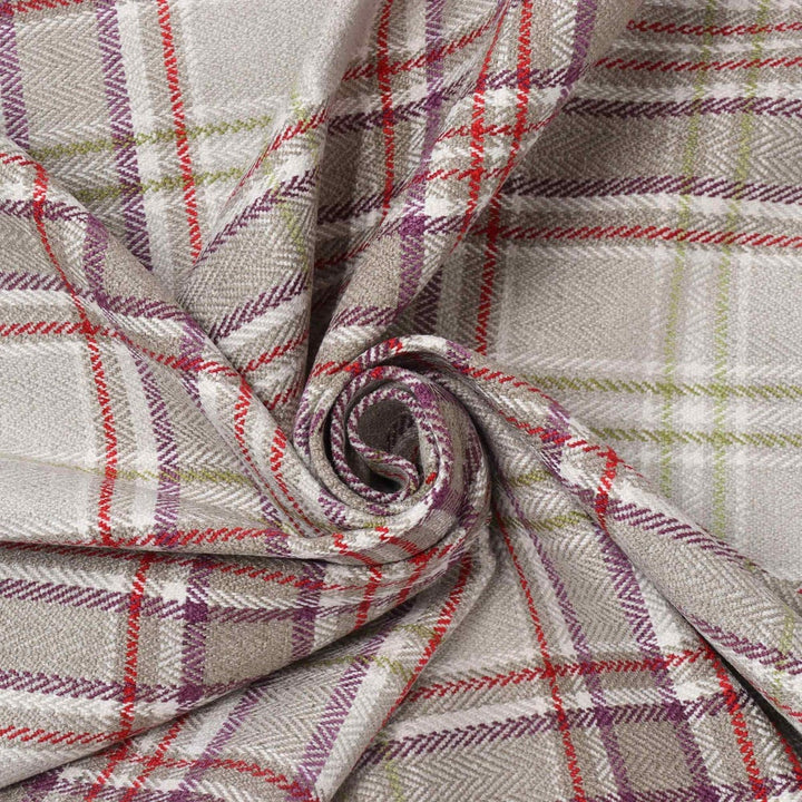 Voyage Maison Lythmore Plum Check Fabric