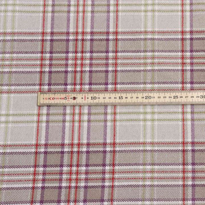 Voyage Maison Lythmore Plum Check Fabric