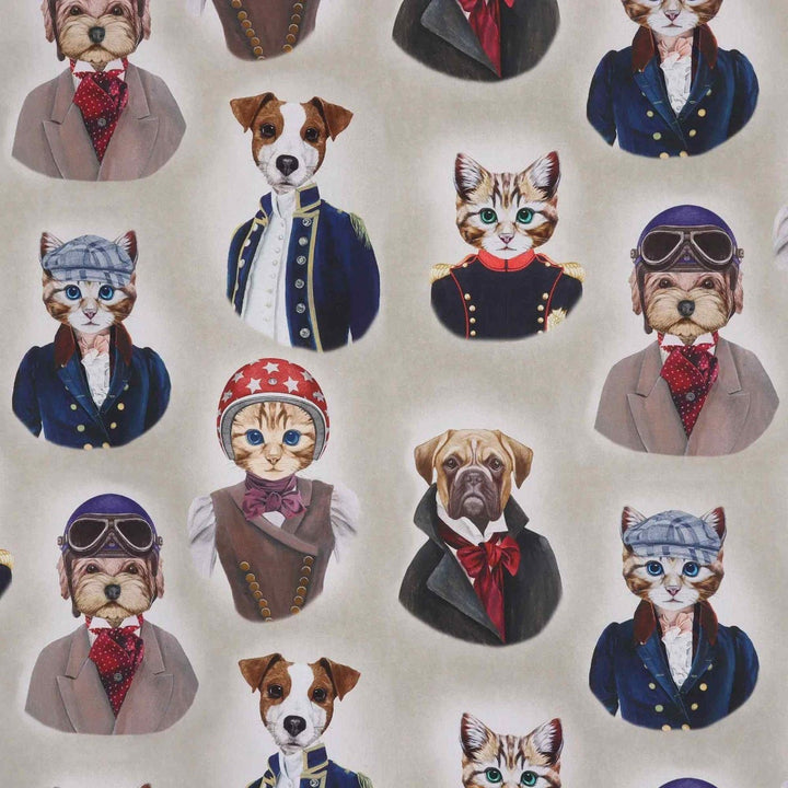 The Pooch & Tabby Cream Fabric