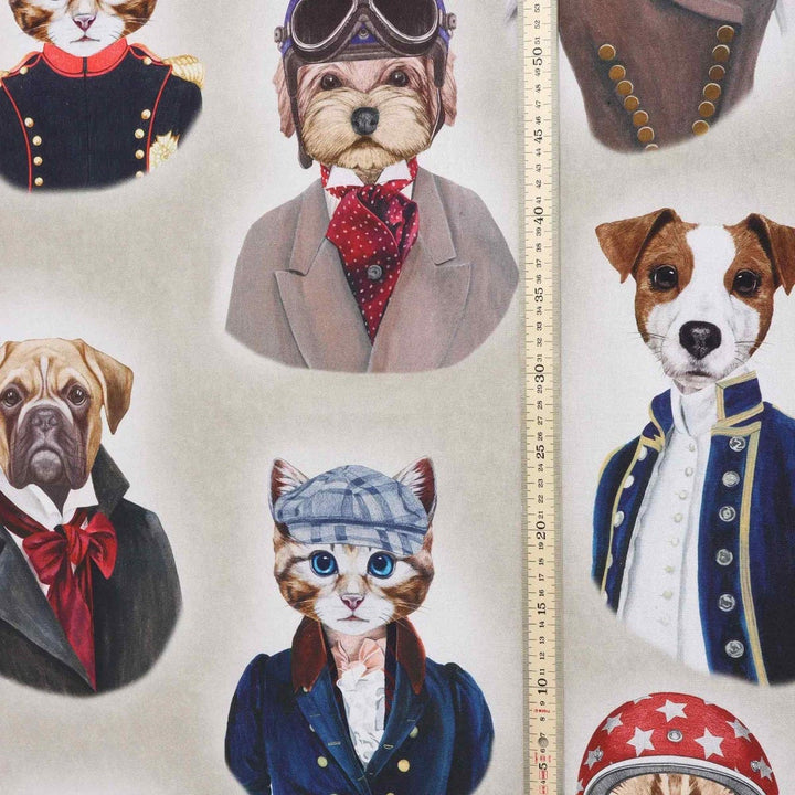 The Pooch & Tabby Cream Fabric