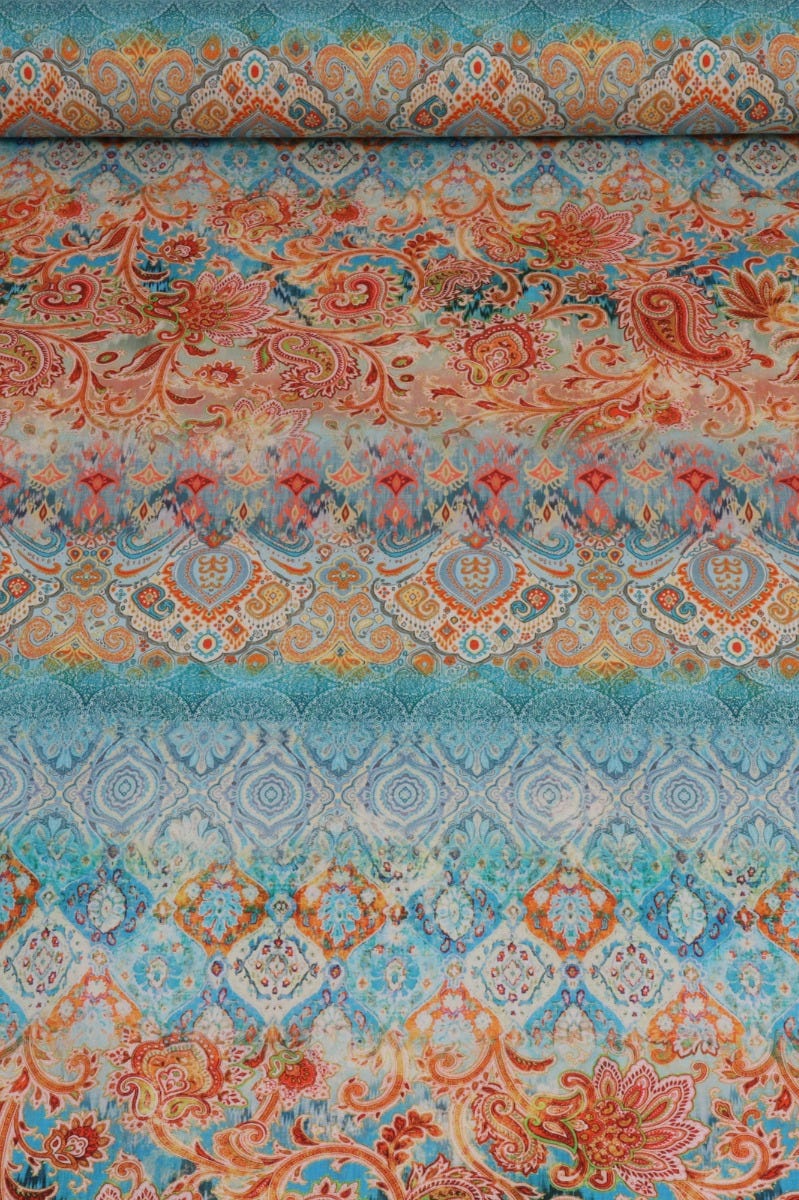 Kerella Bayadere Double Width Fabric