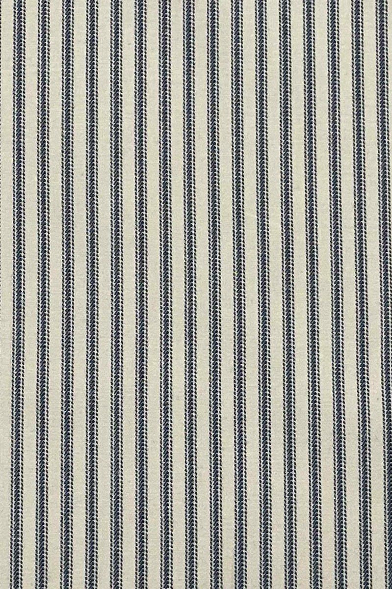 Luxury Navy French Ticking Stripe Fabric