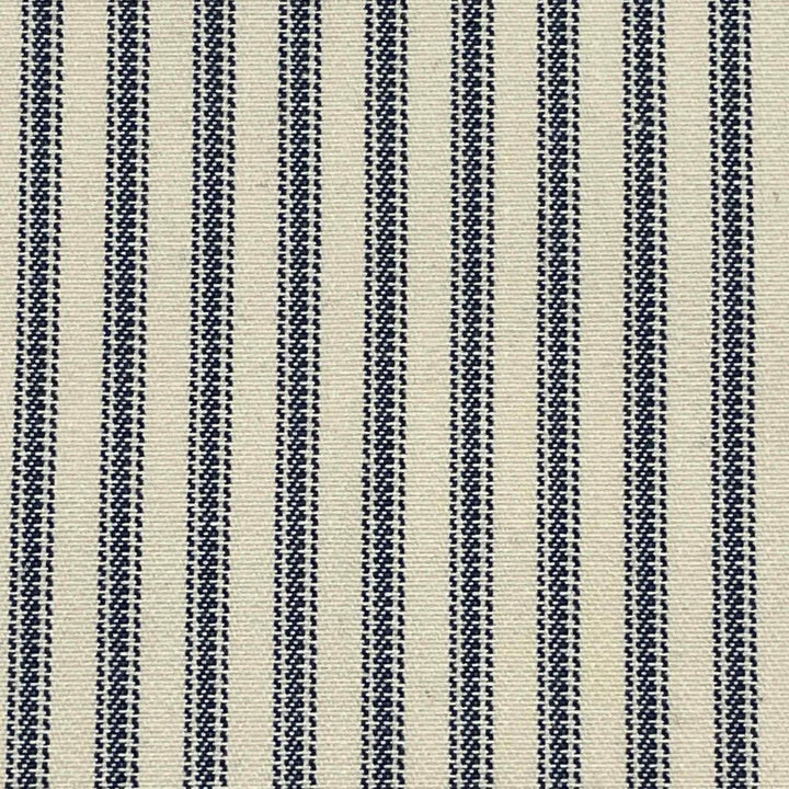 Luxury Navy French Ticking Stripe Fabric