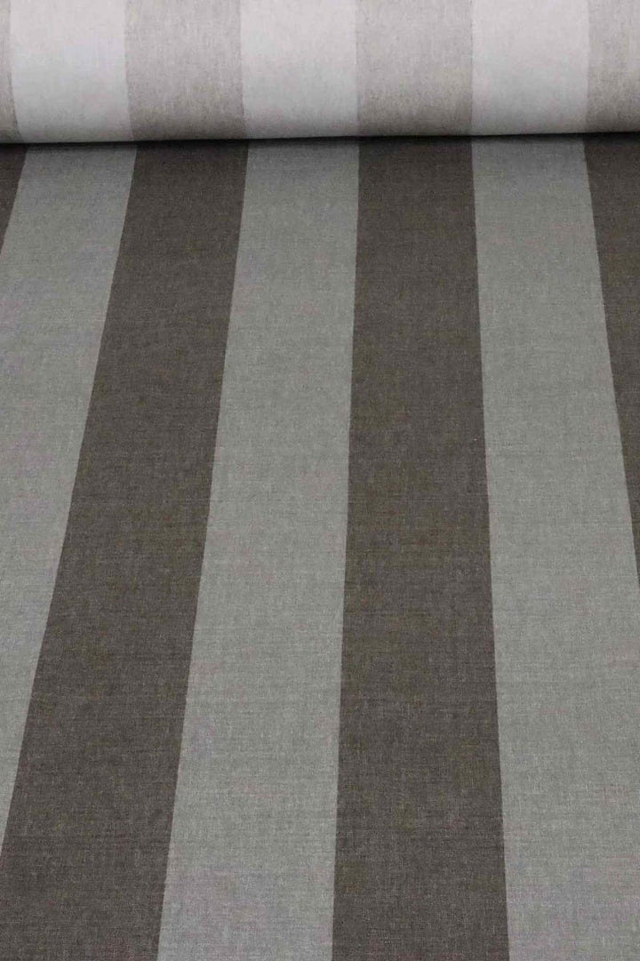 Clearance Romo Kirkby Design Izmir Cacao Stripe Fabric