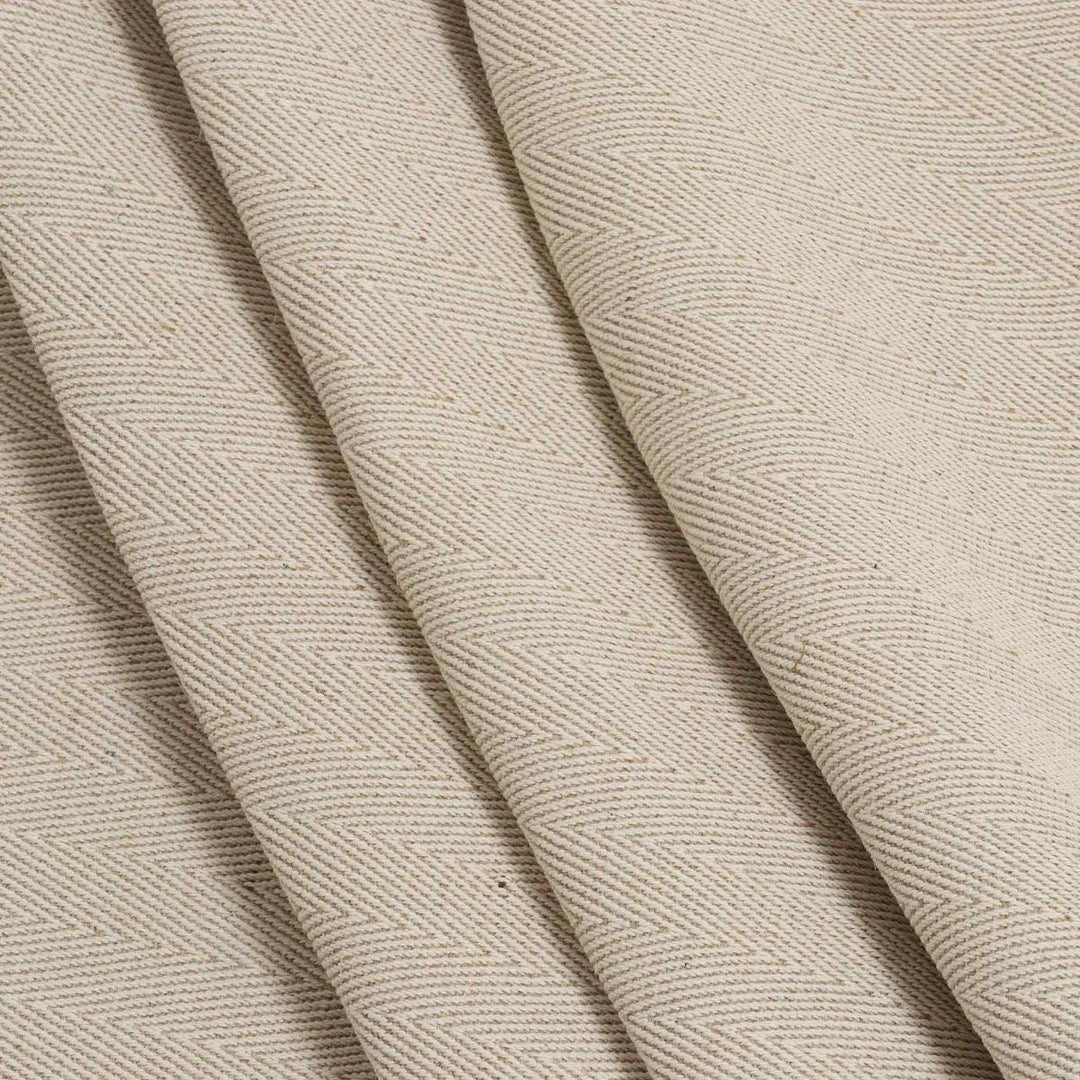 Hampton Herringbone Jute Fabric