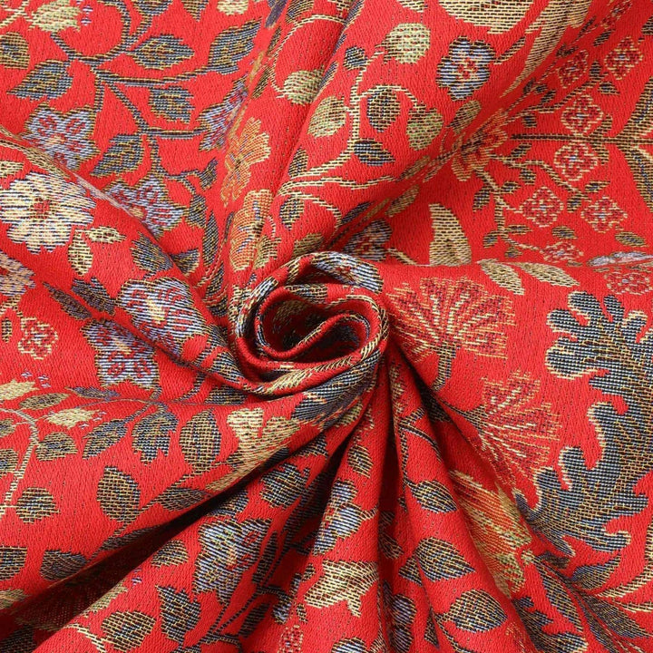 Barrington Morris Tapestry Red Fabric