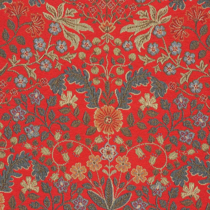 Barrington Morris Tapestry Red Fabric