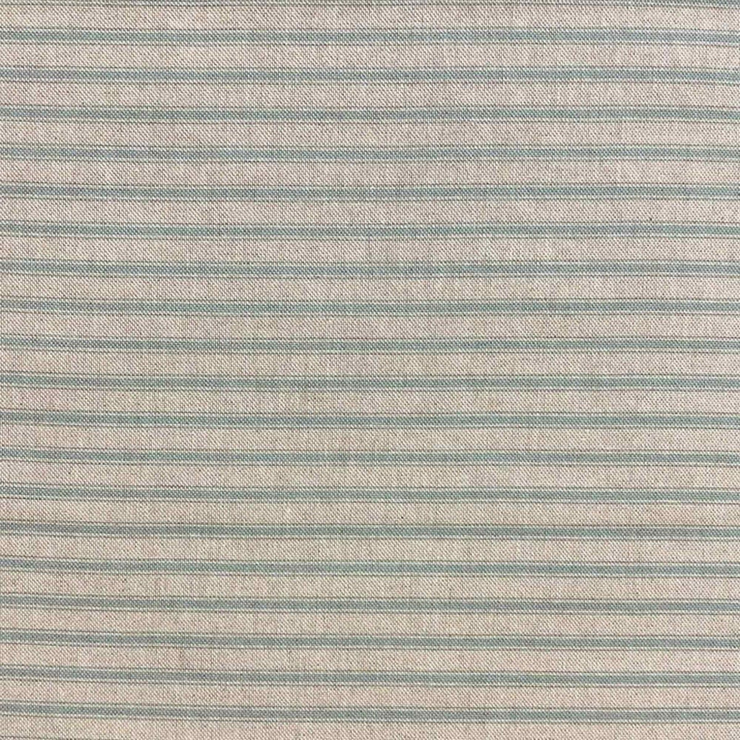 Deck Stripe Duck Egg Double Width Fabric