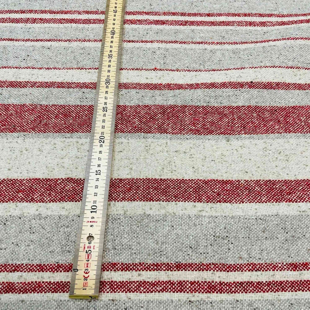 Clearance St Anton Stripe Strawberry Fabric