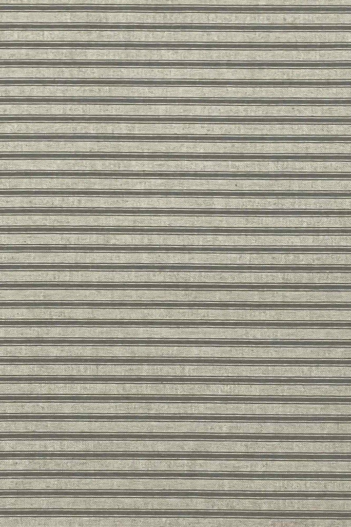 Deck Stripe Grey Double Width Fabric