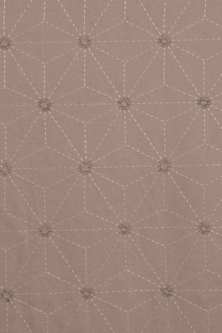 Clearance Voyage Maison Estrella Champagne Embroidered Fabric