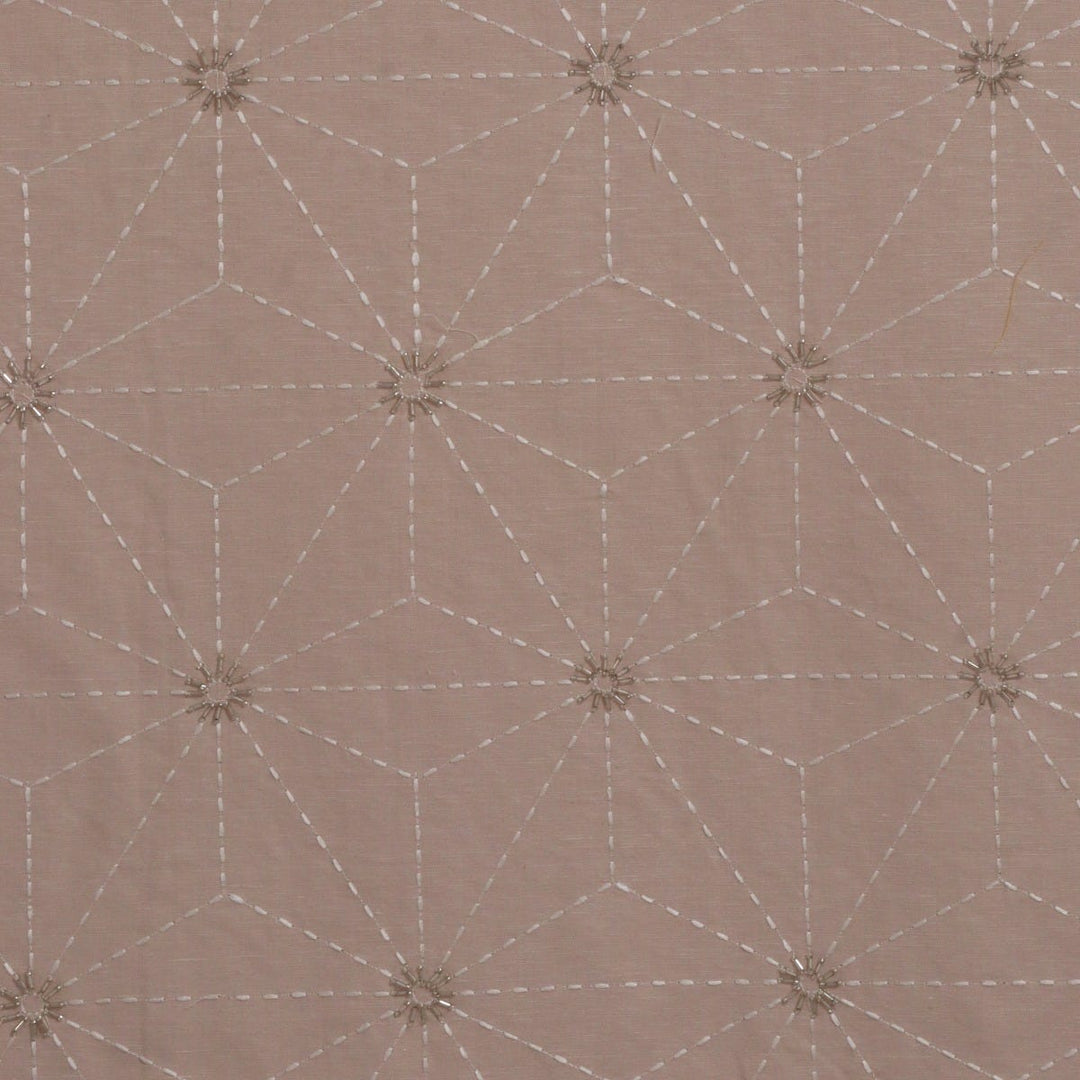 Clearance Voyage Maison Estrella Champagne Embroidered Fabric