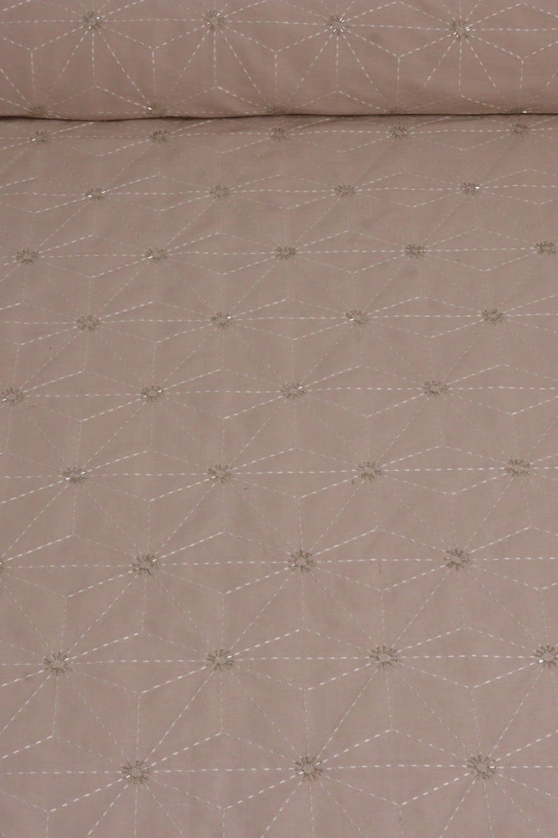 Clearance Voyage Maison Estrella Champagne Embroidered Fabric