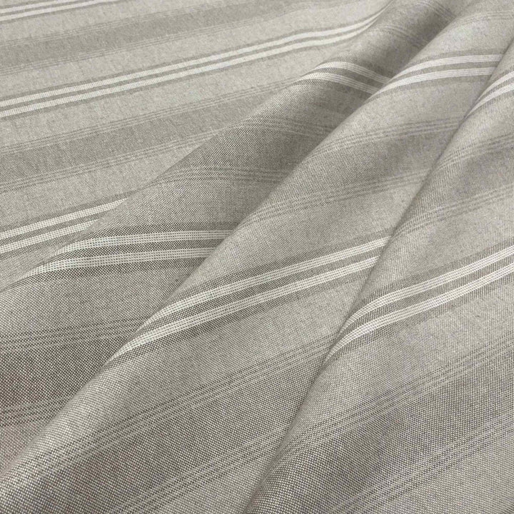 Harvard Stripe Cream Double Width Fabric