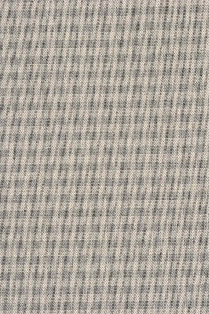 Micro Gingham Grey Double Width Fabric