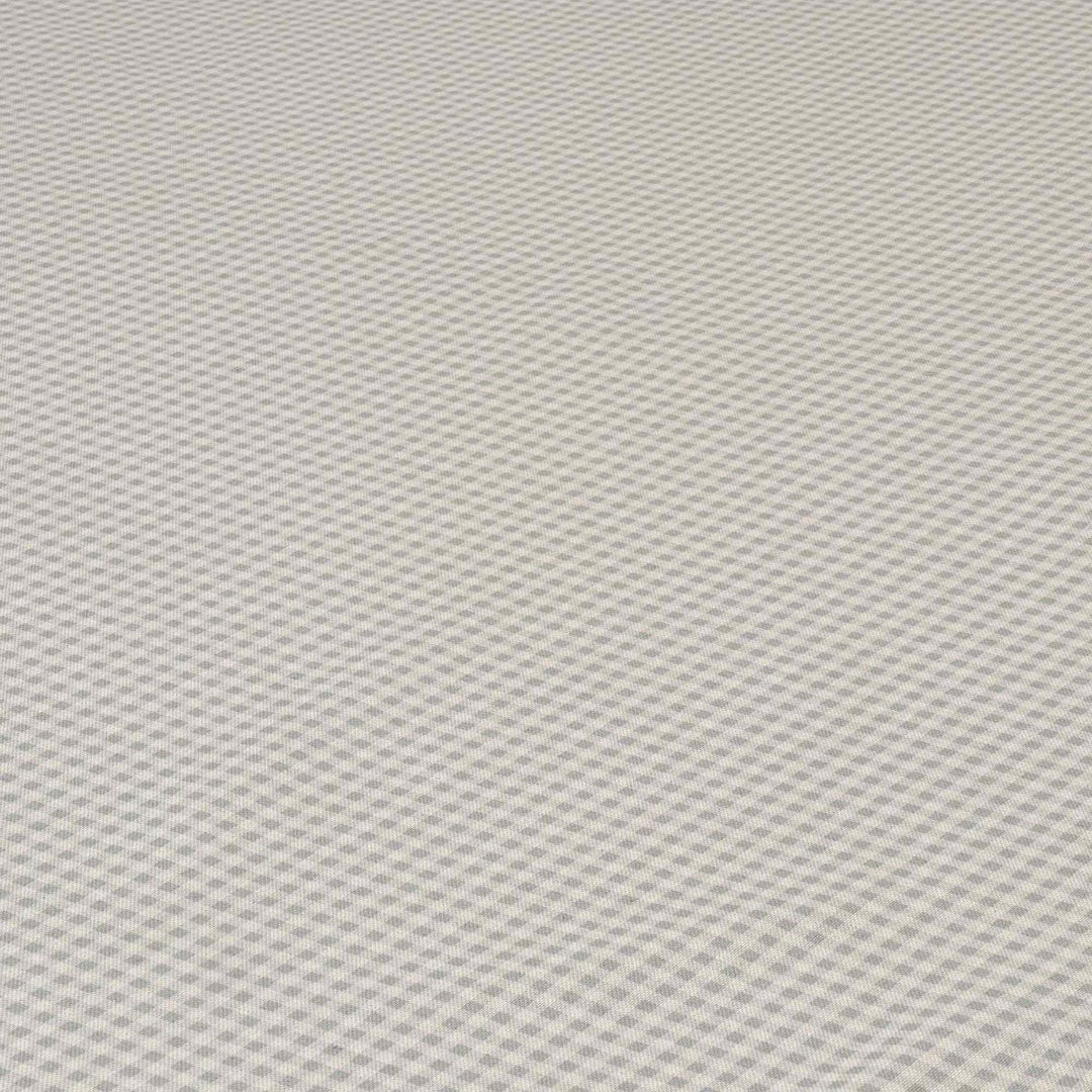 Micro Gingham Grey Double Width Fabric