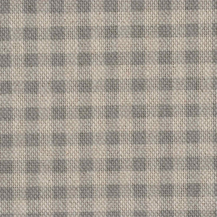 Micro Gingham Grey Double Width Fabric