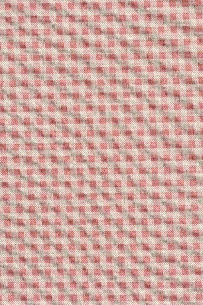 Micro Gingham Red Double Width Fabric