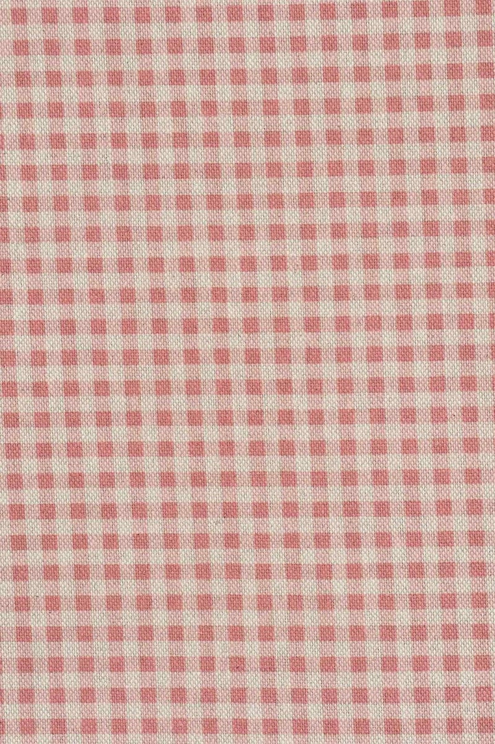 Micro Gingham Red Double Width Fabric