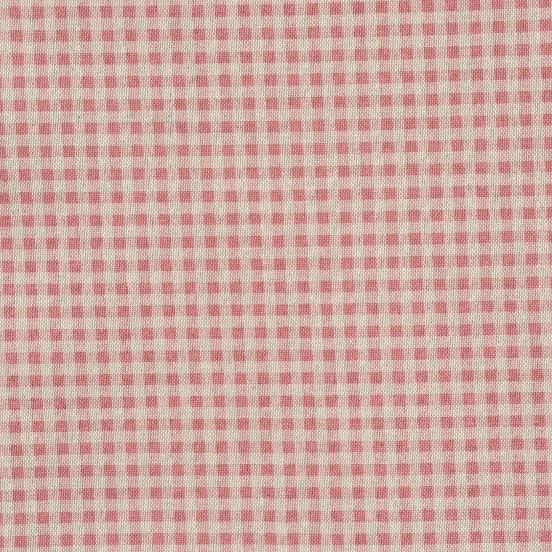 Micro Gingham Red Double Width Fabric