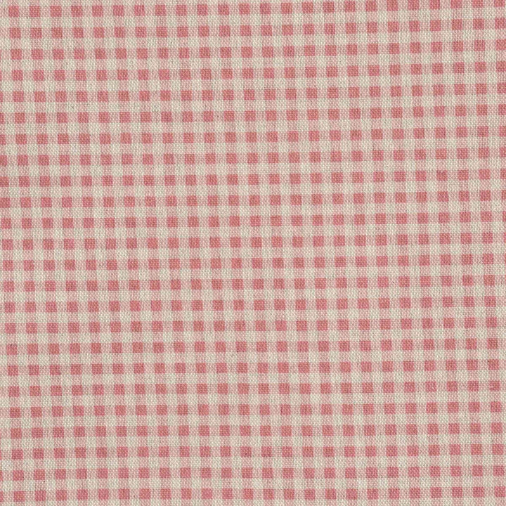 Micro Gingham Red Double Width Fabric