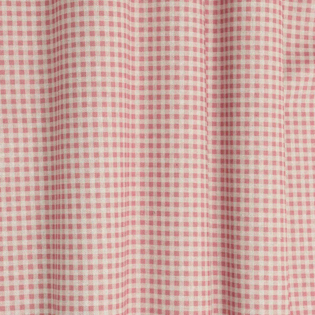 Micro Gingham Red Double Width Fabric