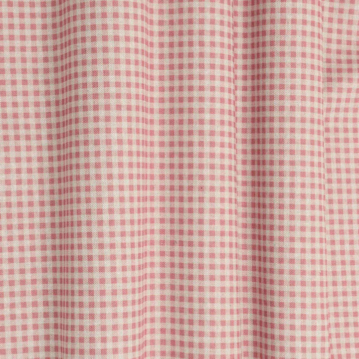 Micro Gingham Red Double Width Fabric