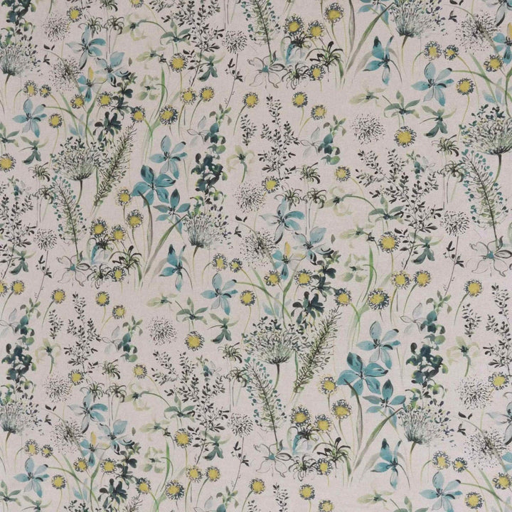 The Meadow in Teal Fabric