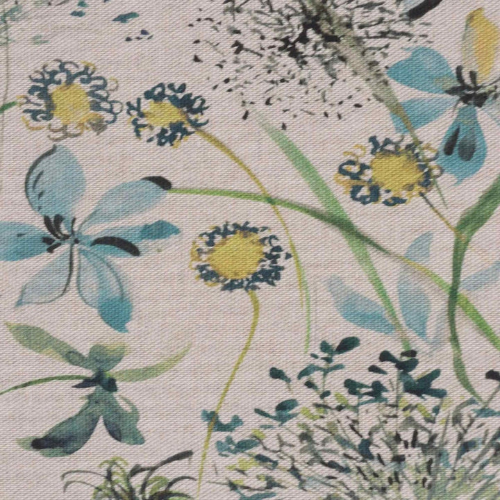 The Meadow in Teal Fabric