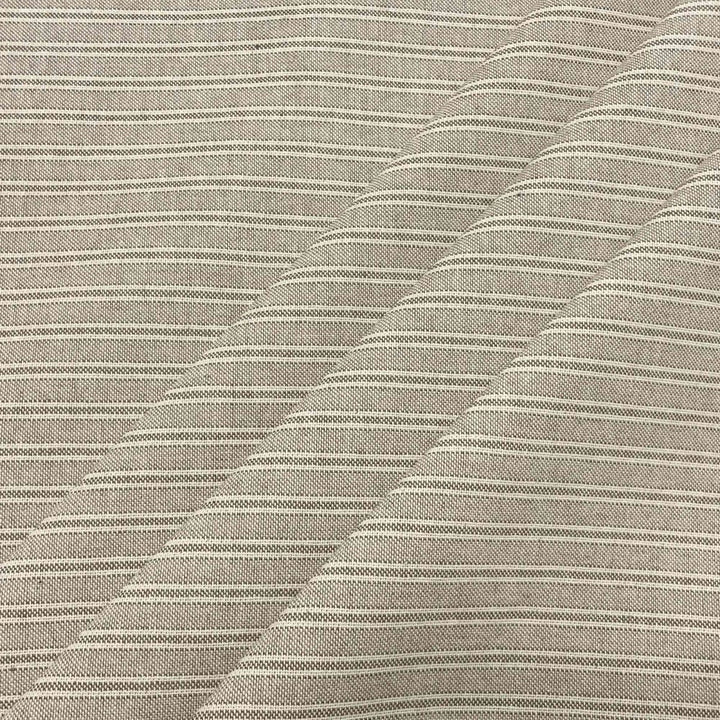 Yale Ticking Stripe Cream Double Width Fabric